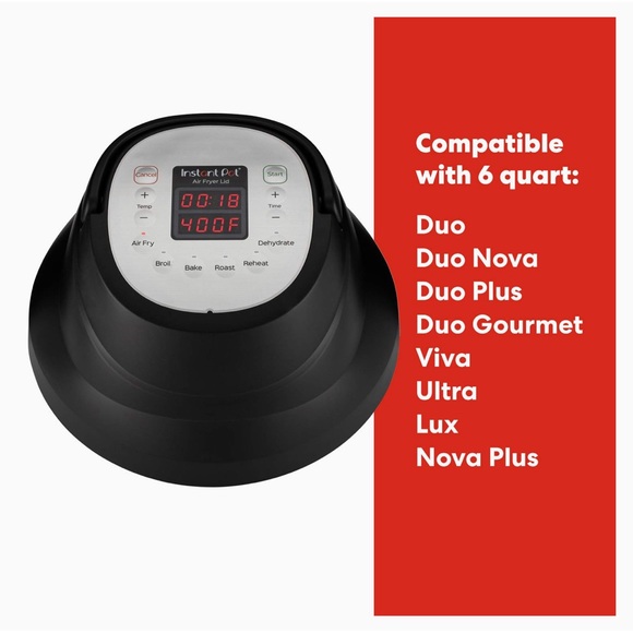 Instant Pot Air Fryer Lid & Accessories - Picture 3 of 3